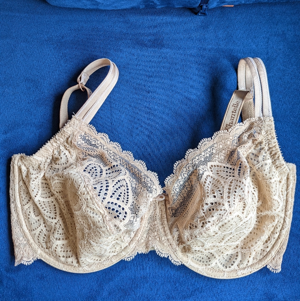 Chantelle 34DD Nude Bra c17410